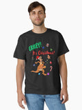 Crikey It’s Christmas Funny Aussie Christmas Kangaroo Classic T-Shirt