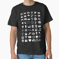 Travel Icons Language (White) Classic T-Shirt for Sale by DCornel