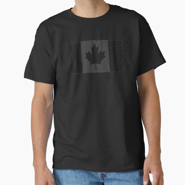 Canada Flag Blackout/Stealth Classic T-Shirt for Sale by Cestus