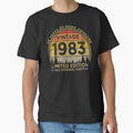 40th Birthday Vintage 1983 Limited Edition Patriotic Australia Classic T-Shirt for Sale by cssdru