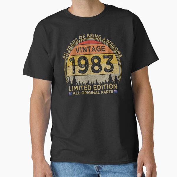 40th Birthday Vintage 1983 Limited Edition Patriotic Australia Classic T-Shirt for Sale by cssdru