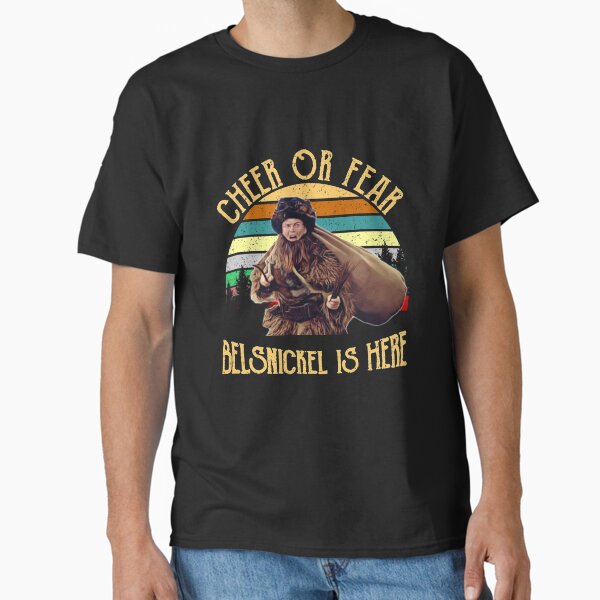 Cheer or Fear belsnickel is here Dwight Schrute Vintage The Office Gift Halloween Day, Thanksgiving, Classic T-Shirt for Sale by RichardColee