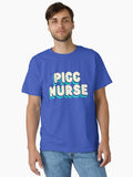 Picc Nurse Retro Aqua Classic T Shirt