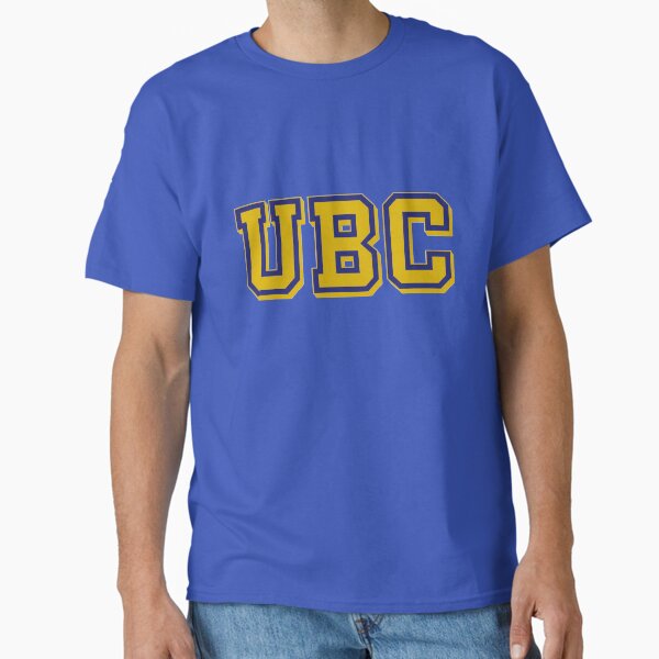 Yellow Blue UBC Lettering  Classic T-Shirt for Sale by jessicaleah15