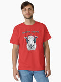 A sheep wearing blue headphones mixing house music Classic T Shirt T Shirt High Search Demand Hot Right Now