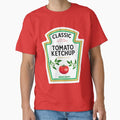 Ketchup Halloween 2023 Costume Family Group Matching Couple Mustard Mayo Classic T-Shirt for Sale by diana-april