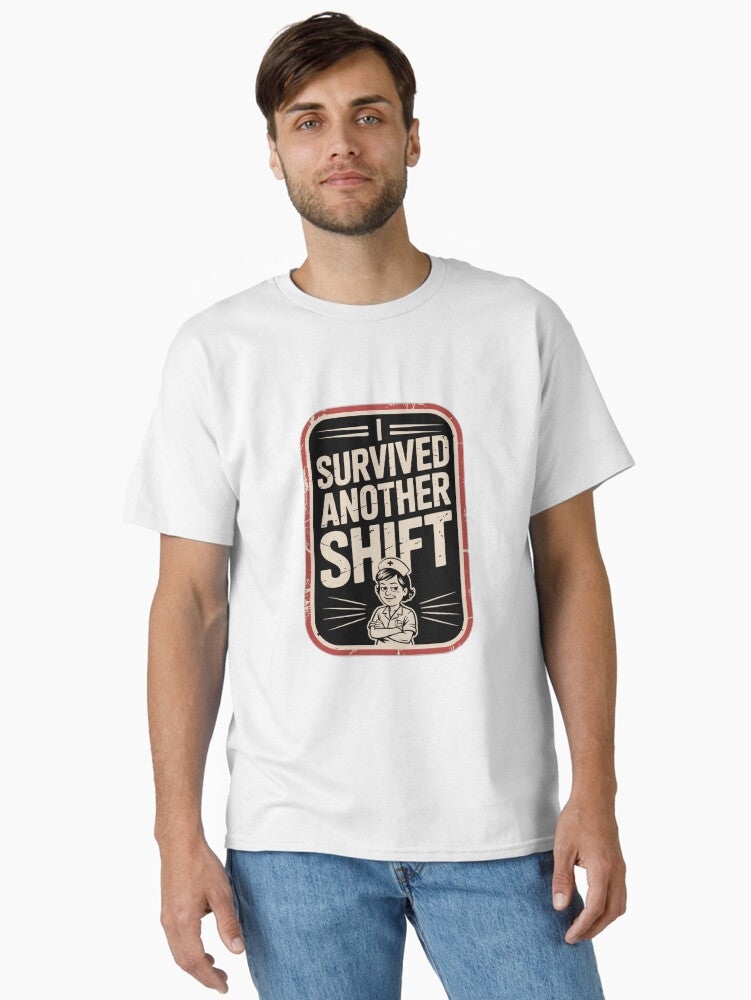 Funny Er Nurse Retro Badge Sarcastic Classic T Shirt
