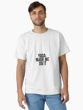 Yoga Made Me Do It Classic T Shirt T Shirt Streetwear Style Funny Quote