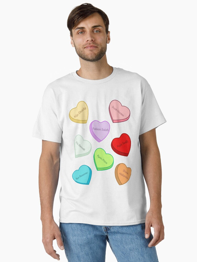 Game Changers Candy Hearts Classic T Shirt T Shirt Trending US Daily Wear
