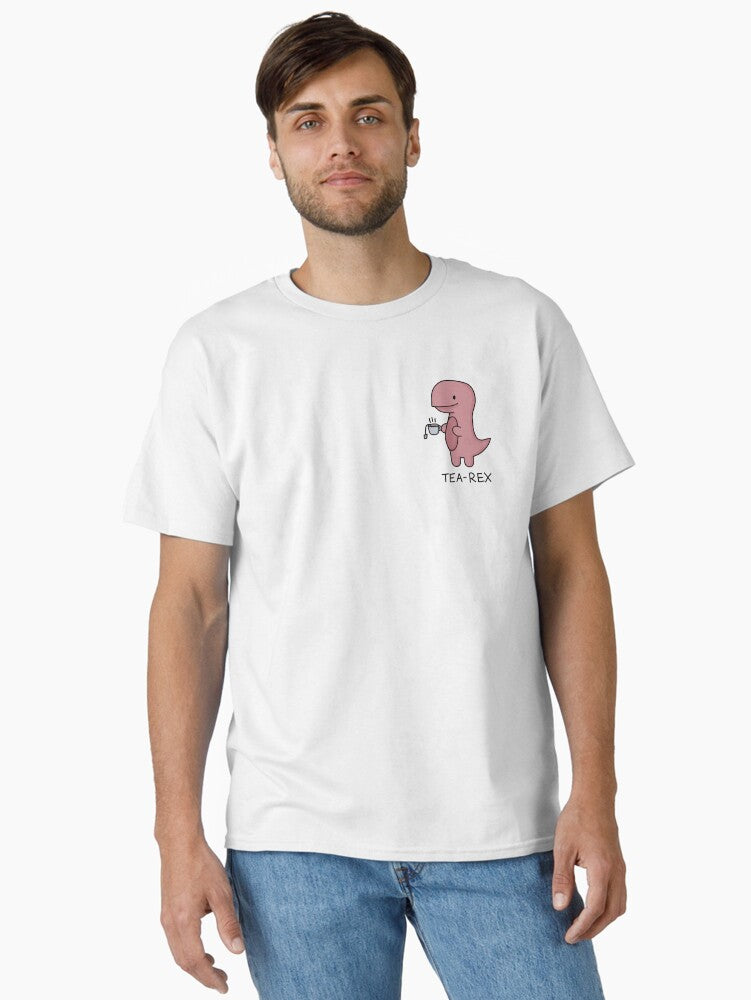 'Tea-Rex' Illustration Classic T-Shirt