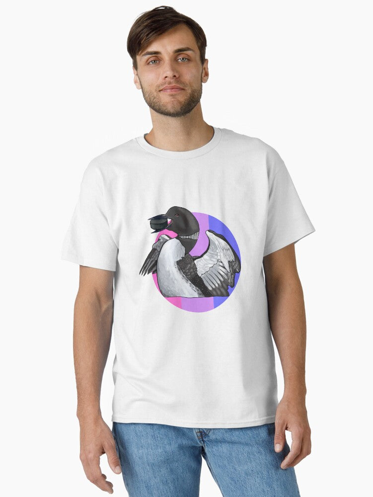 Heated Rivalry Inspired Bi Pride Loon Hockey Puck Classic T Shirt T Shirt Trending US Fan Favorite