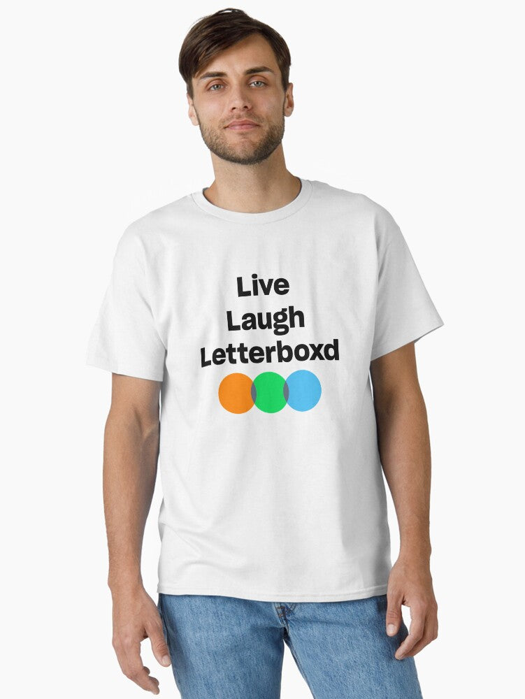 live laugh letterboxd Classic T Shirt T Shirt Trending US Gift Ready
