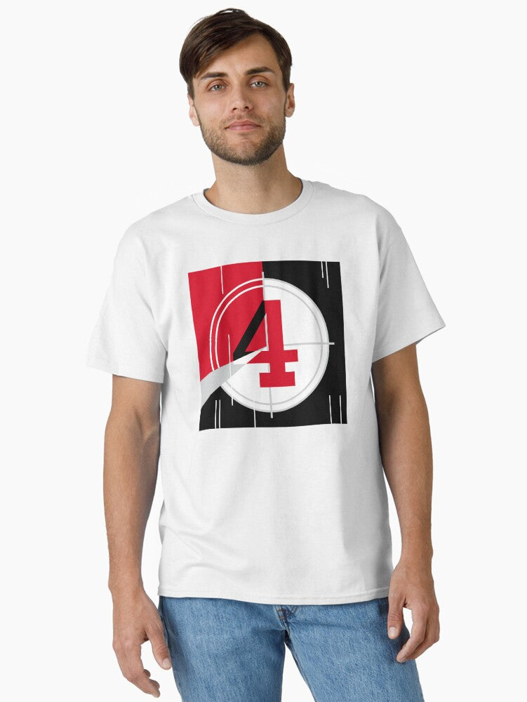 Number 4 Movie Countdown Design Classic T Shirt T Shirt Viral TikTok Daily Wear