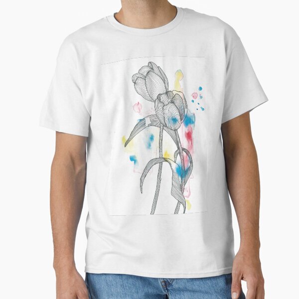 Tulips Classic T-Shirt by pizpireta