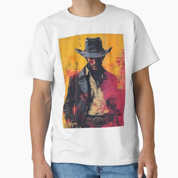 The Lone Gunslinger Classic T-Shirt by shadowart86