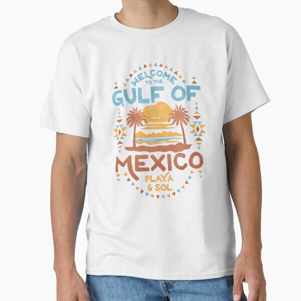 Gulf of Mexico Welcome Sun Palm Trees Classic T-Shirt for Sale by geek-updated
