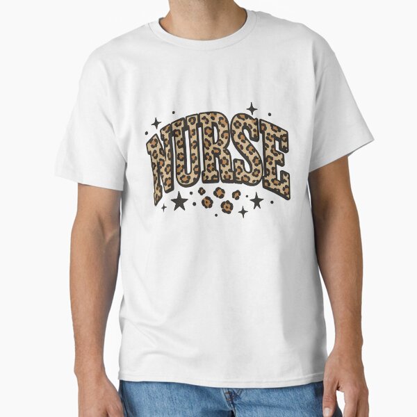 "Leopard Nurse graphic jaguar Nursing School gift for Registered Nurse" Classic T-Shirt for Sale by LuxeGraphix