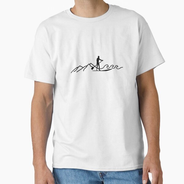 Stand up paddle board wave Classic T-Shirt for Sale by HeatherHinson