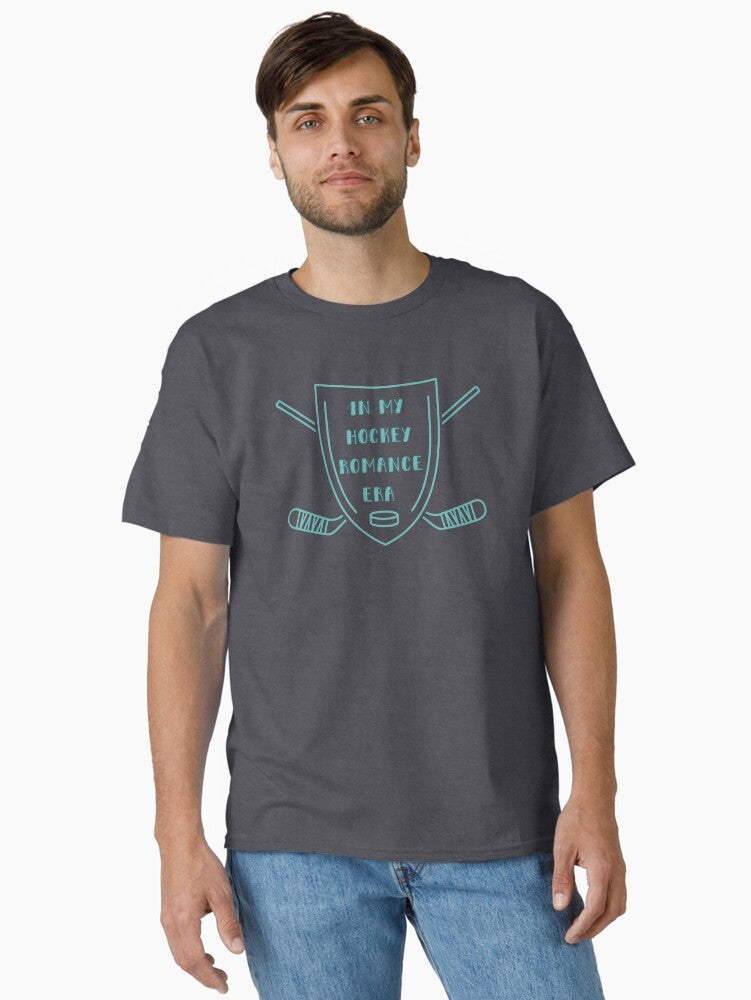 in my hockey romance era bookish booktok hockey book boyfriend spicy booktok Classic T Shirt T Shirt Trending US Fan Fav