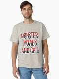 Monster Movies And Chill Spooky Film Nights Cozy Vibes Classic T Shirt T Shirt Viral TikTok Fan Favorite