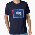 Vintage State Flag of Wyoming  Essential T-Shirt for Sale by frittata