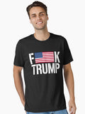 Fuck Trump Shirt American Flag Essential T-Shirt