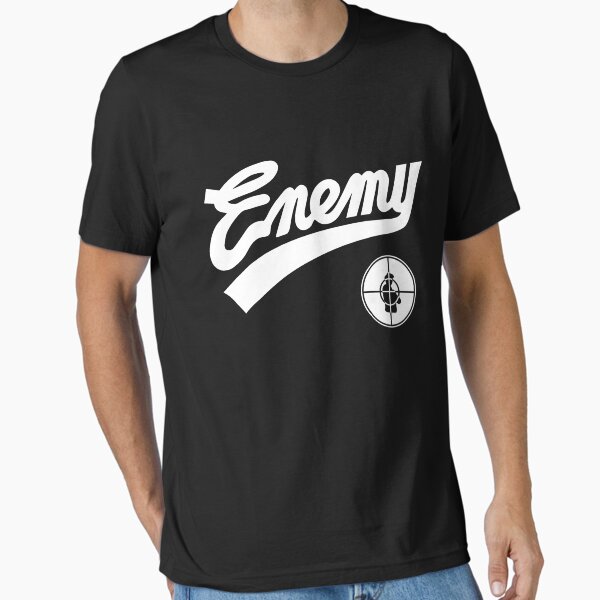 Public Enemy fight the power 1989 baseball replica Essential T-Shirt for Sale by TheJBeez