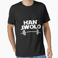Han Swolo Gym Weightlifting Funny  Essential T-Shirt for Sale by RonaldTAlvarado