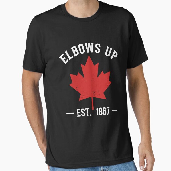 Elbows Up Canada Essential T-Shirt for Sale by varioarts