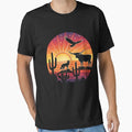 Western Desert Sunset Essential T-Shirt for Sale by william1228