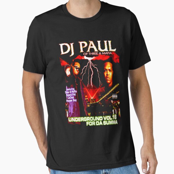 Dj Paul Three Six Mafia Essential T-Shirt for Sale by JeanneCaron