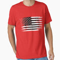 Faded Glory US Flag Essential T-Shirt for Sale by adamcampen