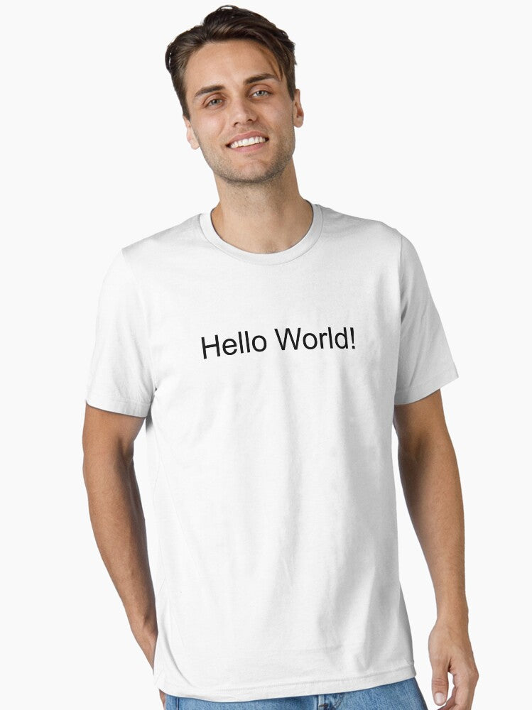 Hello World The Programmer s Greeting Essential T Shirt T Shirt Trending US Hot Right Now