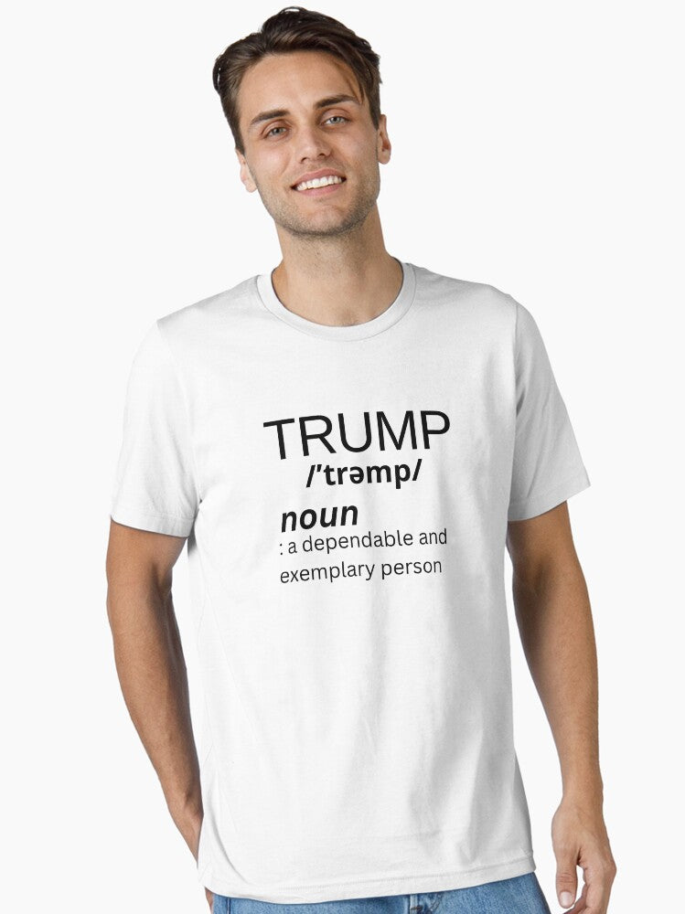 Funny Trump Dictionary Definition (Black) Political Republican Voters Essential T-Shirt