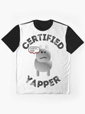 Gubby Forsaken Certified Yapper Graphic T Shirt Clean Design