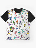 Football Players Graphic T-Shirt