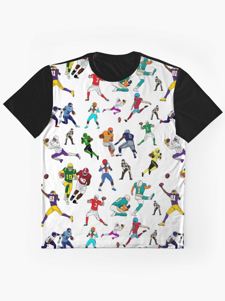 Football Players Graphic T-Shirt