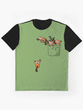 Pocket Red Panda Bears Graphic T Shirt US Trend