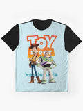 Woody And Buzz Space Ranger Sheriff Duo Graphic T Shirt Minimal Style