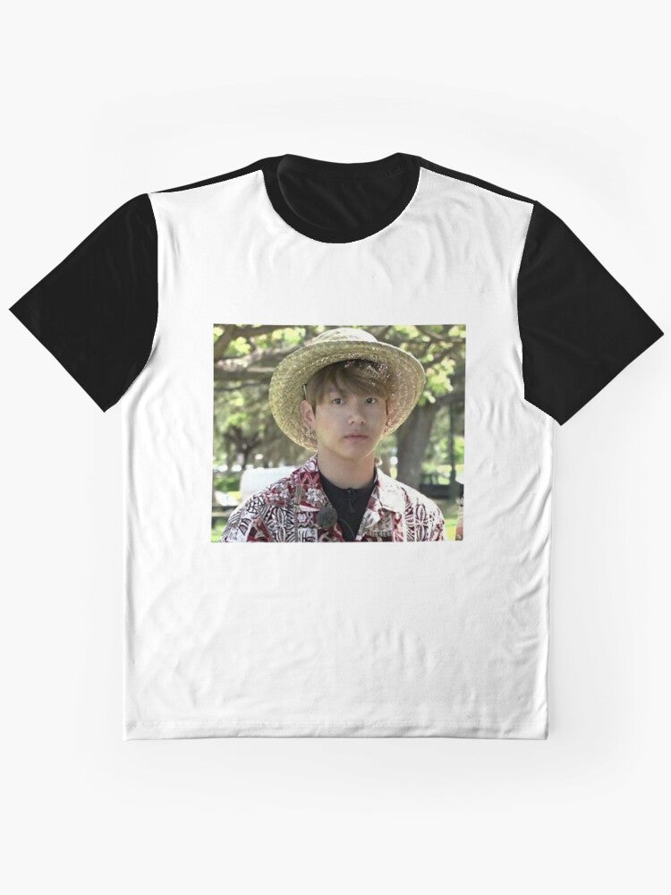 Jungkook Hawaii Meme Classic Graphic T Shirt Minimal Style