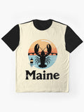 Maine Lobster Graphic T-Shirt