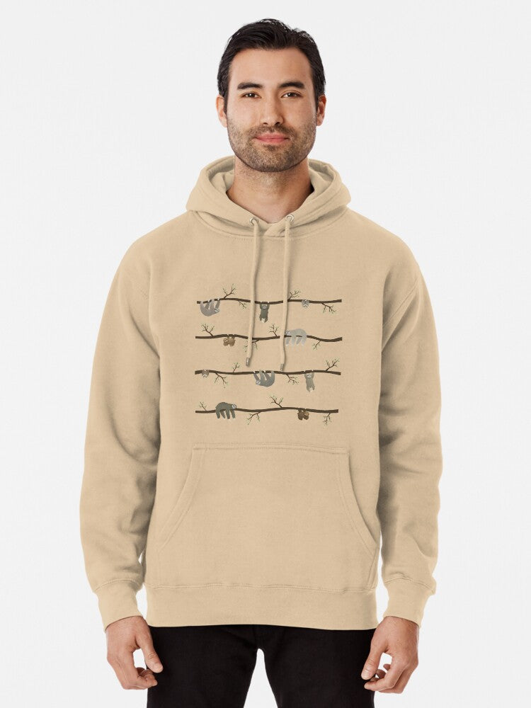 sloths Pullover Hoodie Hoodie Cold Weather Trending US