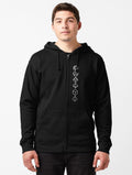 Dungeons and Dragons Dice Zipped Hoodie Zip Up Hoodie Cold Weather Trending US