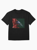 Ruby Throated Hummingbird Oversized T Shirt Premium Print 2