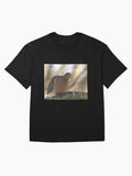Mourning Dove Oversized T Shirt Clean Design