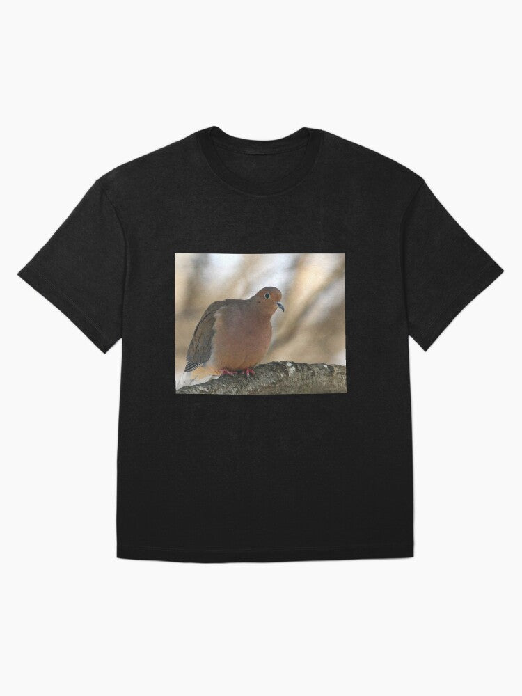Mourning Dove Oversized T Shirt Clean Design
