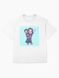Cute Mother Holding Son Oversized T-Shirt