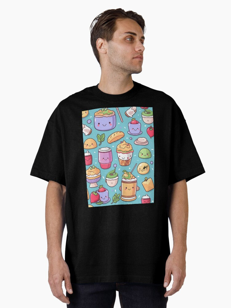 Delicious Kawaii Food Graphic Oversized T Shirt T Shirt Trending US Best Seller Look