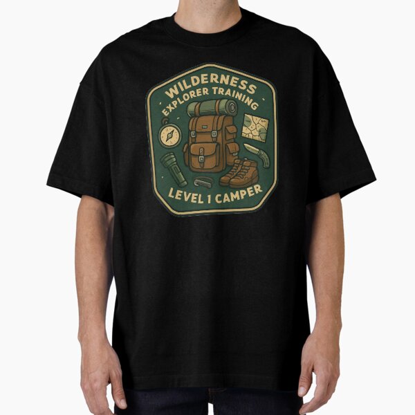 Wilderness Explorer Training Oversized T-Shirt for Sale by JakarPrint