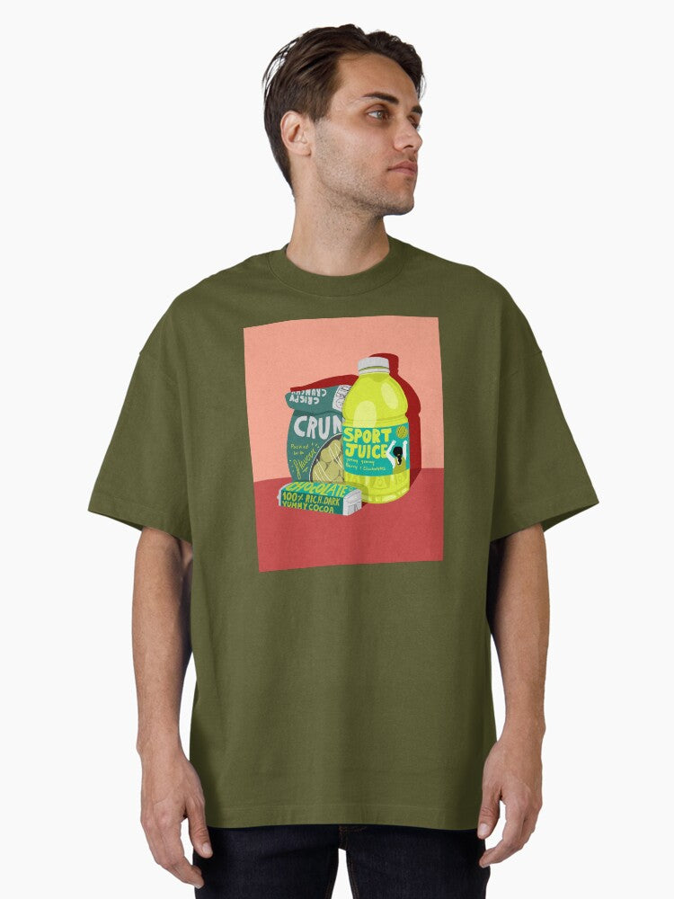 snacks snacks snacks Oversized T Shirt T Shirt Viral TikTok Food Lover